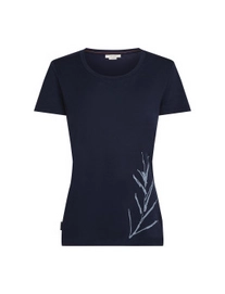 T-Shirt Icebreaker Women Merino 150 Tech Lite SS Scoop Tee Panax Midnight Navy