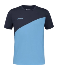 Tennisshirt Babolat Men Drive Crew Neck Tee Drive Blue