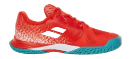 Tennisschoen Babolat Women Jet Mach 3 All Court Fiesta Red