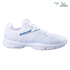 Tennisschoen Babolat Women Sensa White Cool Blue