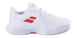 Tennisschoen Babolat Kids Girl Propulse 3 All Court White Coral Michelin