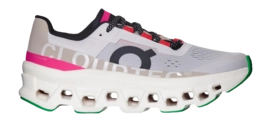 Hardloopschoen On Running Women Cloudmonster Silver Ivory