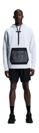 Hoodie On Running Men White