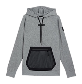 Hoodie On Running Men Grey 25