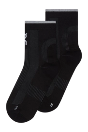 Laufsocken On Running Unisex Performance Run Mid Black Eclipse