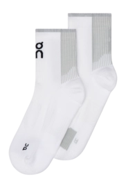 Chaussettes On Running Unisexe Performance Run Mid White Glacier
