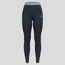 Ondergoed Odlo Women Long Natural Performance PW 150 Provincial Blue / Dark Sapphire Melange