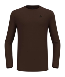 Ondershirt Odlo Men BL Top Crew Neck L/S Merino 160 Fudge