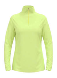 Longsleeve Odlo Women Mid Layer 1/2 Zip Essential Thermal Shadow Lime Melange