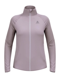 Jacke Odlo Damen Zeroweight Warm Hybrid Gray Ridge