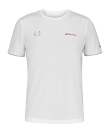 T-shirt de Tennis Babolat Men Crew Neck Tee Lebron White White