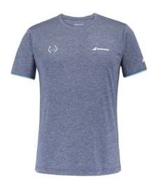 T-shirt de Tennis Babolat Men Crew Neck Tee Lebron Estate Blue Heather