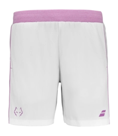 Short de Tennis Babolat Men Short Lebron White White