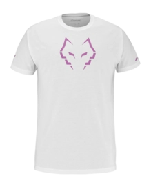 Tennisshirt Babolat Cotton Tee Juan Lebron Herren White White