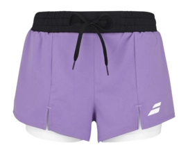 Tennisbroek Babolat Women Padel Short English Lavender