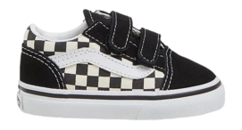 Vans Toddler Old Skool V Primary Check Black/White