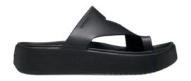 Slipper Crocs Getaway Platform Toe Loop Damen Black