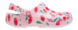 Clogs Crocs Classic Fresh Fruits Clog Kleinkinder Pink Milk