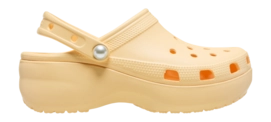 Clogs Crocs Classic Platform Pearl Clog Damen Golden Hour