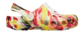 Clogs Crocs Classic Glow Marbled Clog Kleinkinder Varsity Red Multi