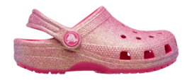 Clog Crocs Kleinkind Classic Iridescent Glitter Dragon Fruit
