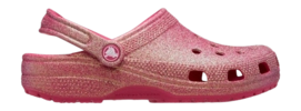 Clog Crocs Unisex Classic Iridescent Glitter Dragon Fruit