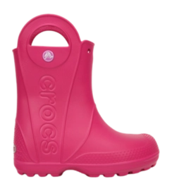 Regenlaars Crocs Toddler Handle It Rain Boot Candy Pink