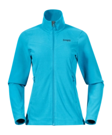 Gilet Bergans Women Finnsnes Fleece Jacket Aqua Lagoon