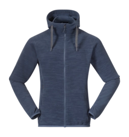 Sweatjacke Bergans Hareid Fleece Jacket Herren Granite Blue