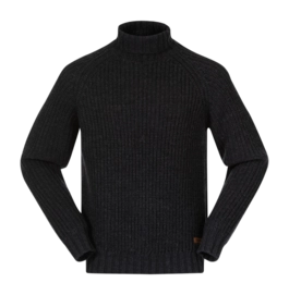 Pullover Bergans Nordmarka Merino High Neck Jumper Herren Dark Shadow Grey