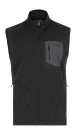 Body Warmer Bergans Men Kamphaug Knitted Vest Dark Shadow Grey