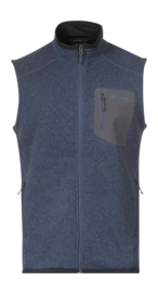 Body Warmer Bergans Men Kamphaug Knitted Vest Granite Blue