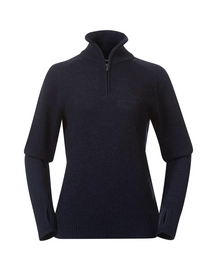 Pullover Bergans Ulriken Light Merino Jumper Damen Navy Blue