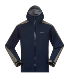 Jas Bergans Men Vaagaa Allround 3L Shell Jacket Navy Blue/Green Mud