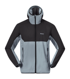 Jacke Bergans Vaagaa Windbreaker Jacket Herren Husky Blue/Black