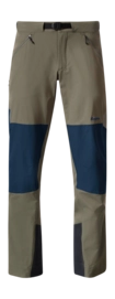 Pantalon Bergans Men Vaagaa Softshell Pants Green Mud/Navy Blue
