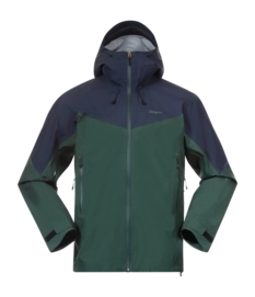Veste Bergans Men Rabot Light 3L Shell Jacket Duke Green/Navy Blue
