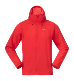 Jacket Bergans Men Rabot Windbreaker Jacket Fire Red