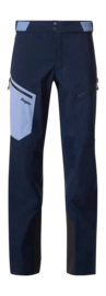 Broek Bergans Women Tind 3L Shell Pants Navy Blue/Blueberry Milk