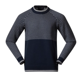 Jumper Bergans Men Alvdal Wool Jumper Navy Blue/Vanilla White 25