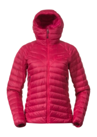 Jacket Bergans Women Tind Light Down Jacket Hood Alpine Rose 25