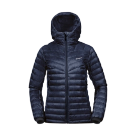 Jacket Bergans Women Rabot Light Down Jacket Hood Navy Blue 25