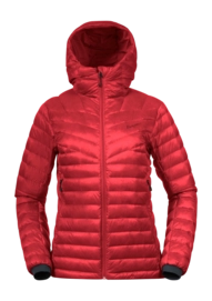 Jacket Bergans Women Rabot Light Down Jacket Hood Fire Red 25