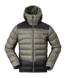 Jacke Bergans Vaagaa Allround Down Jacket Herren Green Mud/Black