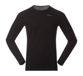 Langarmshirt Bergans Inner: Dual Merino Long Sleeve Herren Black