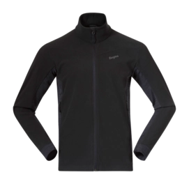 Gilet Bergans Homme Rabot Fleece Midlayer Jacket Black