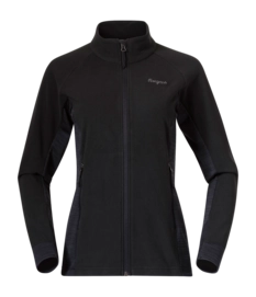Gilet Bergans Femme Rabot Fleece Midlayer Jacket Black