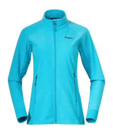 Gilet Bergans Femme Rabot Fleece Midlayer Jacket Aqua Lagoon