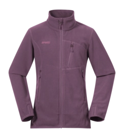 Vest Bergans Girls Runde Youth Girl Jacket Dark Ruby Purple