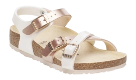 Sandalen Birkenstock Kumba Split Birko-Flor Kinder Electric Metallic Pearl Copper Narrow